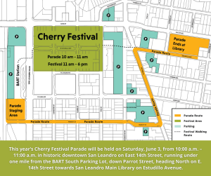 Cherry Parade Route